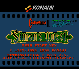 Castlevania II - Simon